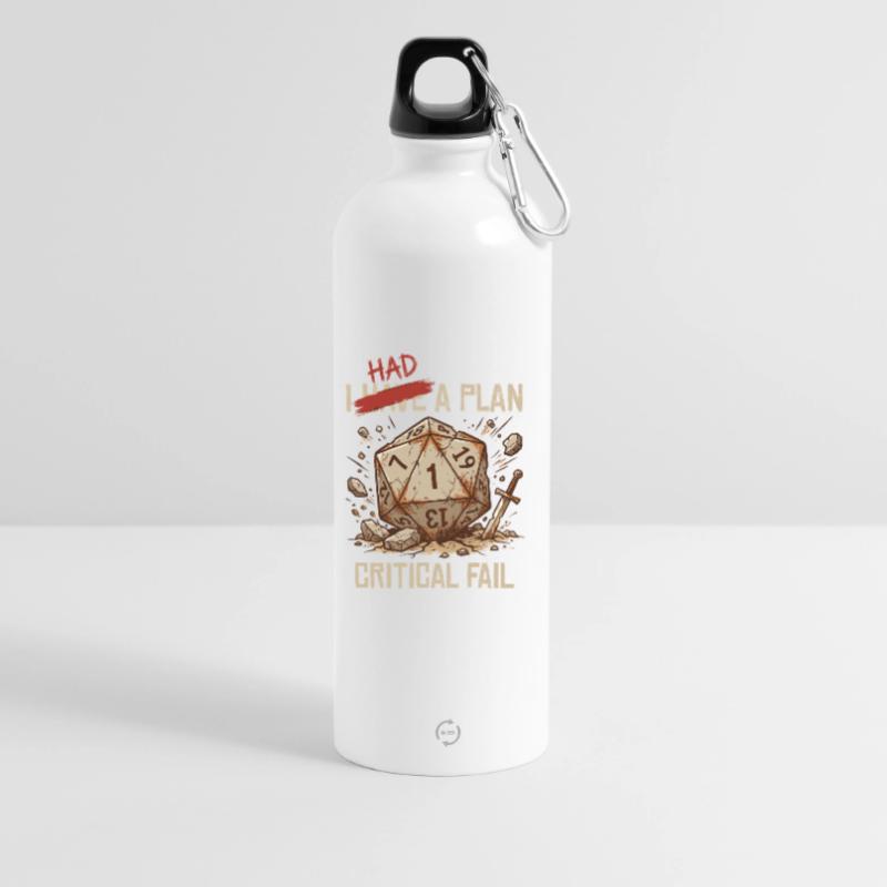 Échec critique – J’avais un plan cube Gourde en inox avec mousqueton 750 ml