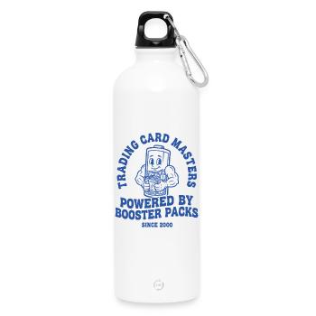 Maîtres de cartes à collectionner alimentés par des boosters - Gourde en inox avec mousqueton 750 ml - blanc - Devant