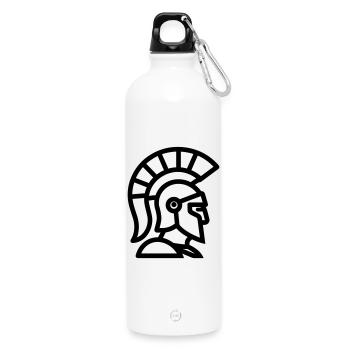 spartan - Gourde en inox avec mousqueton 750 ml - blanc - Devant