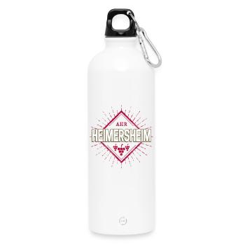 Heimersheim an der Ahr Vintage Reben Souvenir - Trinkflasche mit Karabiner 750 ml - Weiß - Vorne