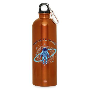 Infinite Spirit - Water Bottle with carabiner 750 ml - burnt orange - Front