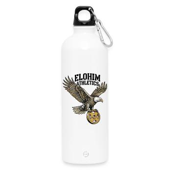 Elohim Hebrew Israelite - Trinkflasche mit Karabiner 750 ml - Weiß - Vorne