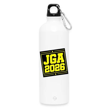 JGA 2026 - Gourde en inox avec mousqueton 750 ml - blanc - Devant