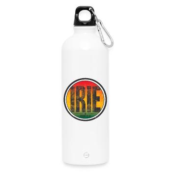 irie - movement of jah - Gourde en inox avec mousqueton 750 ml - blanc - Devant
