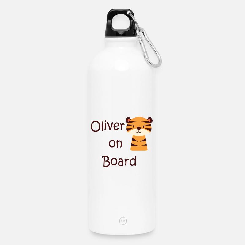 Oliver on board - Trinkflasche mit Karabiner 750 ml - Weiß