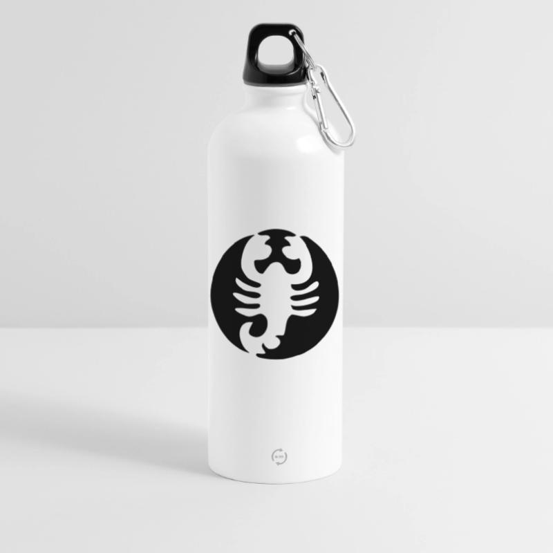 Constellation Scorpio, Horoscope Water Bottle with carabiner 750 ml