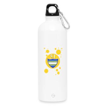 Coat of arms Marne 51 - Water Bottle with carabiner 750 ml - white - Front