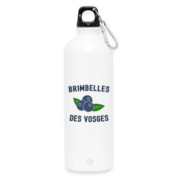 Schwefel der Vogesen - Trinkflasche mit Karabiner 750 ml - Weiß - Vorne