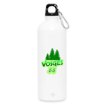 Vosges - Trinkflasche mit Karabiner 750 ml - Weiß - Vorne