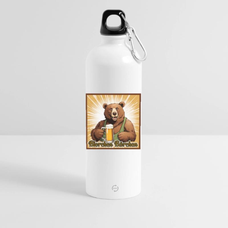 Bierchen Bärchen Trinkflasche mit Karabiner 750 ml