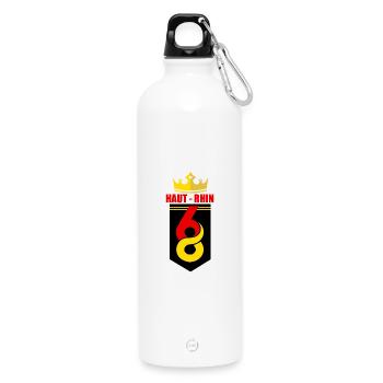 Haut-Rhin - Trinkflasche mit Karabiner 750 ml - Weiß - Vorne