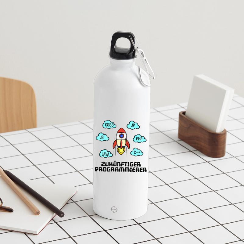 Css Code Developer C++ Java Php Programmierer Trinkflasche mit Karabiner 750 ml