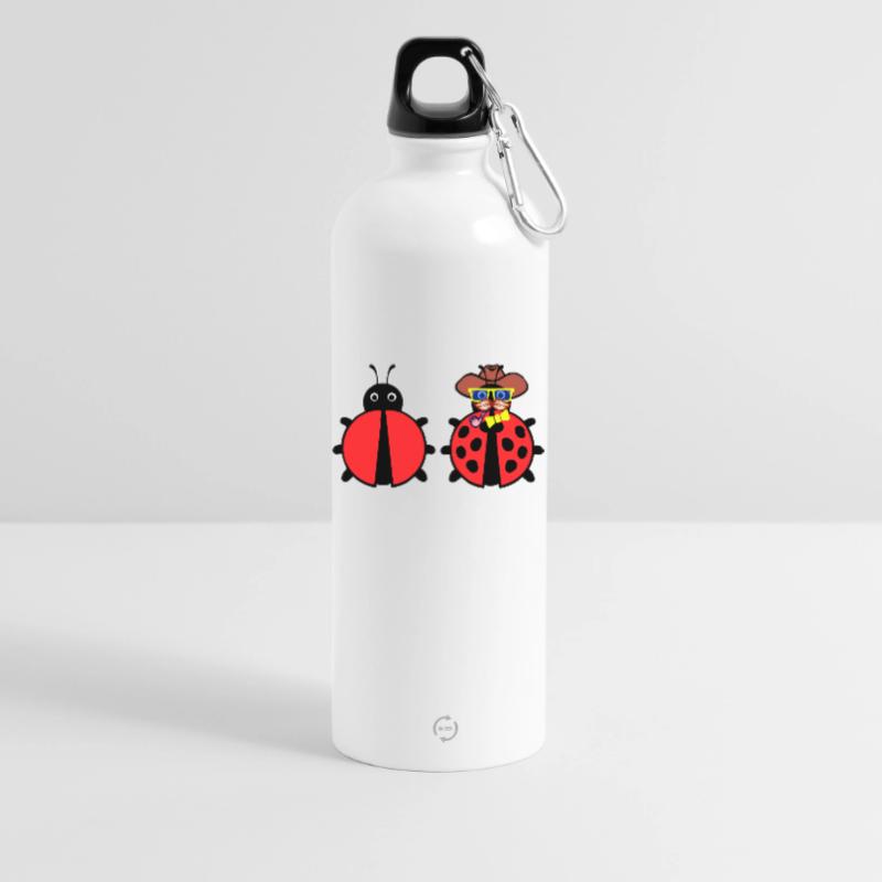 Bugs Debug Developer Bugfixing Programmer Water Bottle with carabiner 750 ml