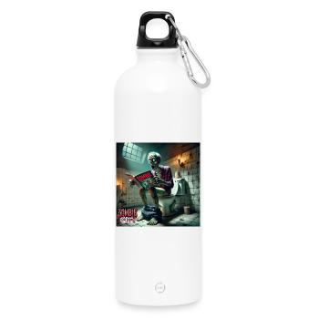Zombie Loo - Gourde en inox avec mousqueton 750 ml - blanc - Devant