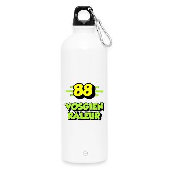 Klagende Vogesen - Trinkflasche mit Karabiner 750 ml - Weiß - Vorne