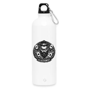 Viking Wizard - Water Bottle with carabiner 750 ml - white - Front