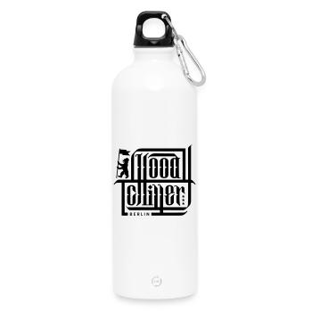 Calli - Hood Chiller Berlin - Water Bottle with carabiner 750 ml - white - Front