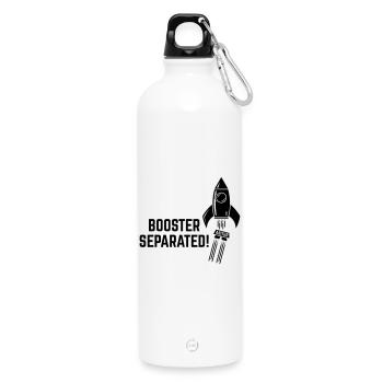 Propulseur séparé ! (Abitur / Abitur / Abiturient / B) - Gourde en inox avec mousqueton 750 ml - blanc - Devant