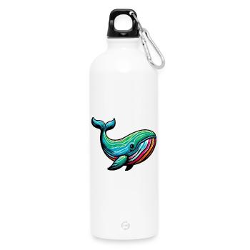 Wal - Trinkflasche mit Karabiner 750 ml - Weiß - Vorne