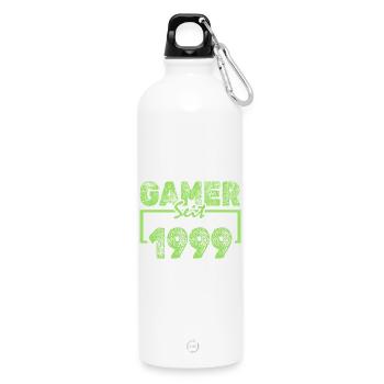 1999 - Trinkflasche mit Karabiner 750 ml - Weiß - Vorne