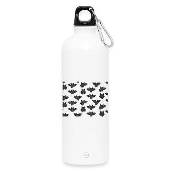 Bats - Water Bottle with carabiner 750 ml - white - Front