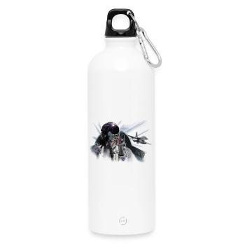 Fighter pilot - Gourde en inox avec mousqueton 750 ml - blanc - Devant