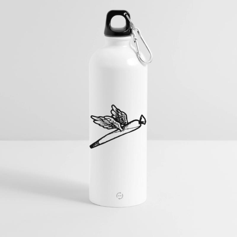 We fly so High Water Bottle with carabiner 750 ml