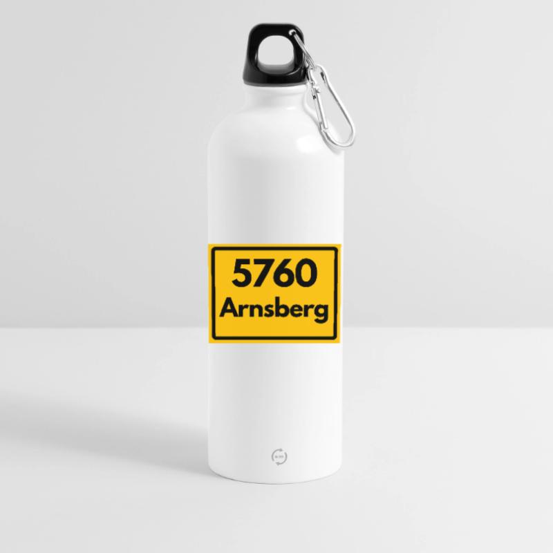 OLD POSTCODE POSTCODE RETRO 5760 ARNSBERG Water Bottle with carabiner 750 ml