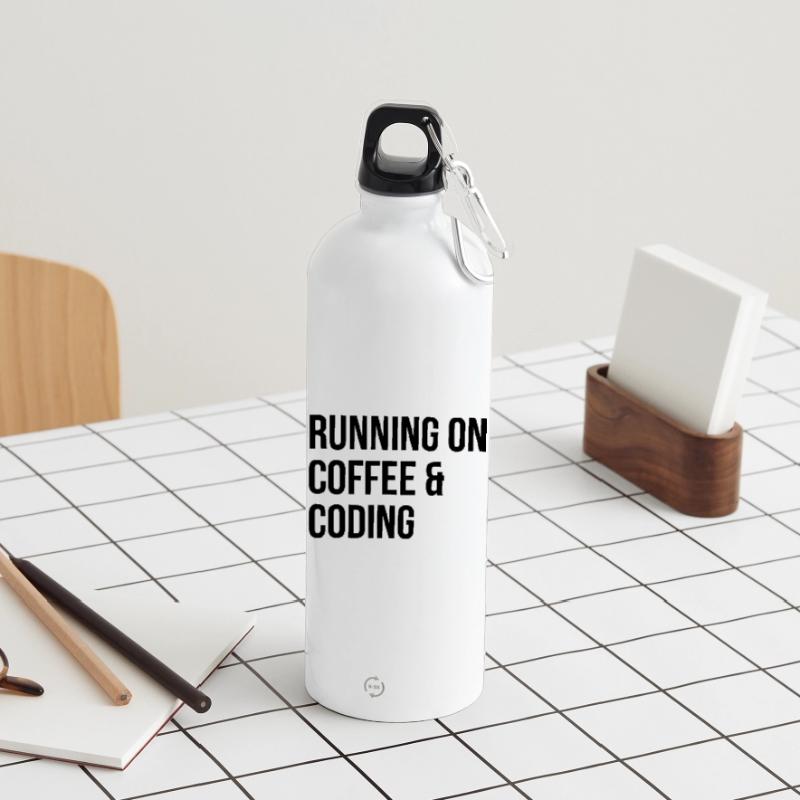 Codierung Codierung Codierung Trinkflasche mit Karabiner 750 ml