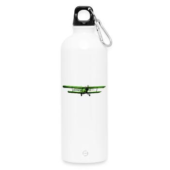 Antonov 2 - Gourde en inox avec mousqueton 750 ml - blanc - Devant