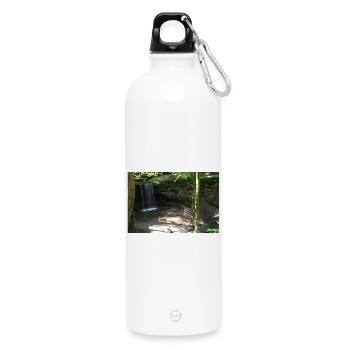 WASSERFALL HÖRSCHBACH BEI MURRHARDT - Trinkflasche mit Karabiner 750 ml - Weiß - Vorne