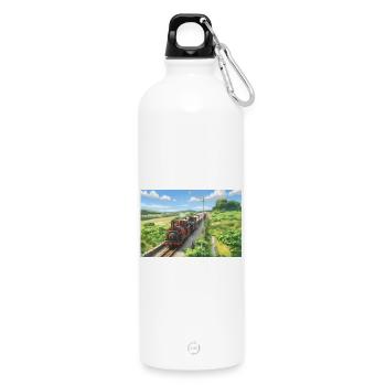 Dduallt-Doppelspiel - Trinkflasche mit Karabiner 750 ml - Weiß - Vorne