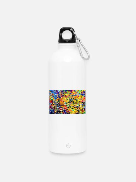 jchromaos - Trinkflasche mit Karabiner 750 ml - Weiß