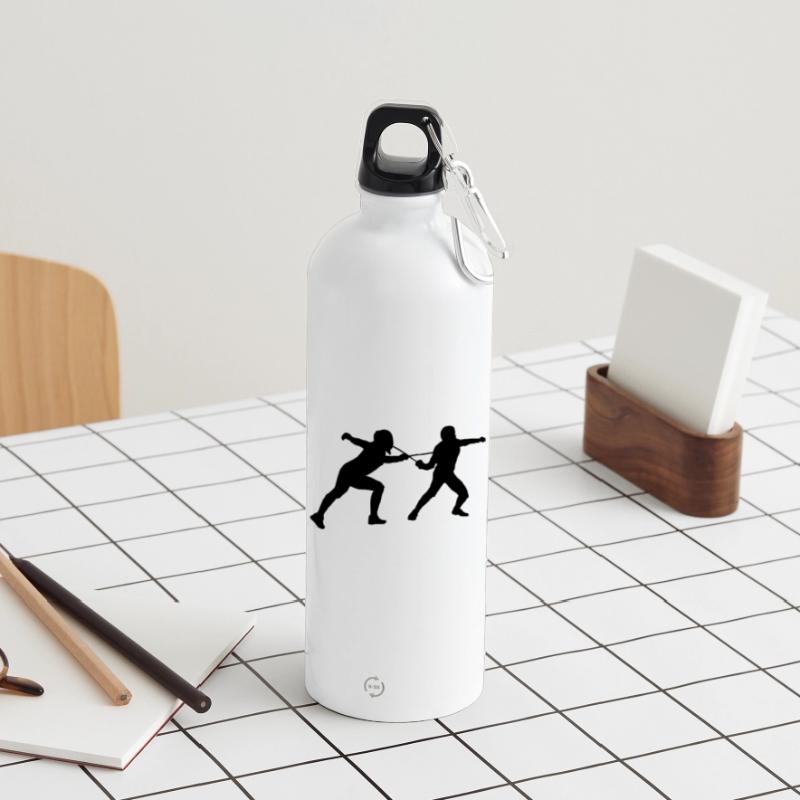 Fechten Trinkflasche mit Karabiner 750 ml