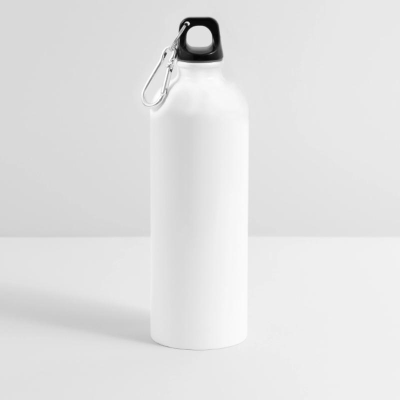 Barcode Strichcode Nerd IT Technik Design Trinkflasche mit Karabiner 750 ml