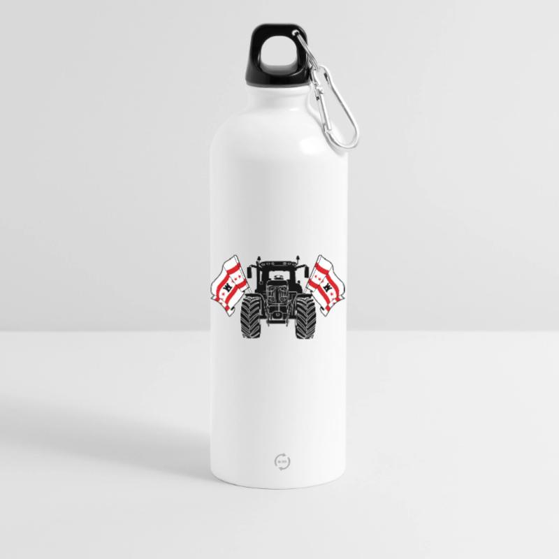 Drenthe_Tractor_Pride Gourde en inox avec mousqueton 750 ml