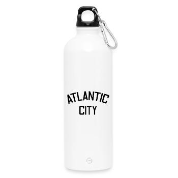 Atlantic City - Est. 1854 - New Jersey - USA - Trinkflasche mit Karabiner 750 ml - Weiß - Vorne