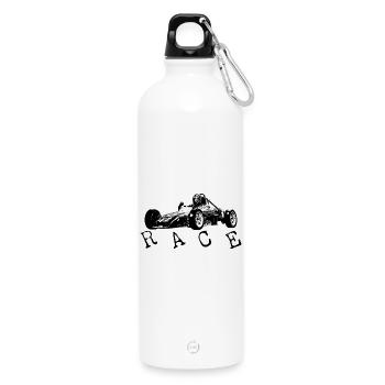 Course - Gourde en inox avec mousqueton 750 ml - blanc - Devant