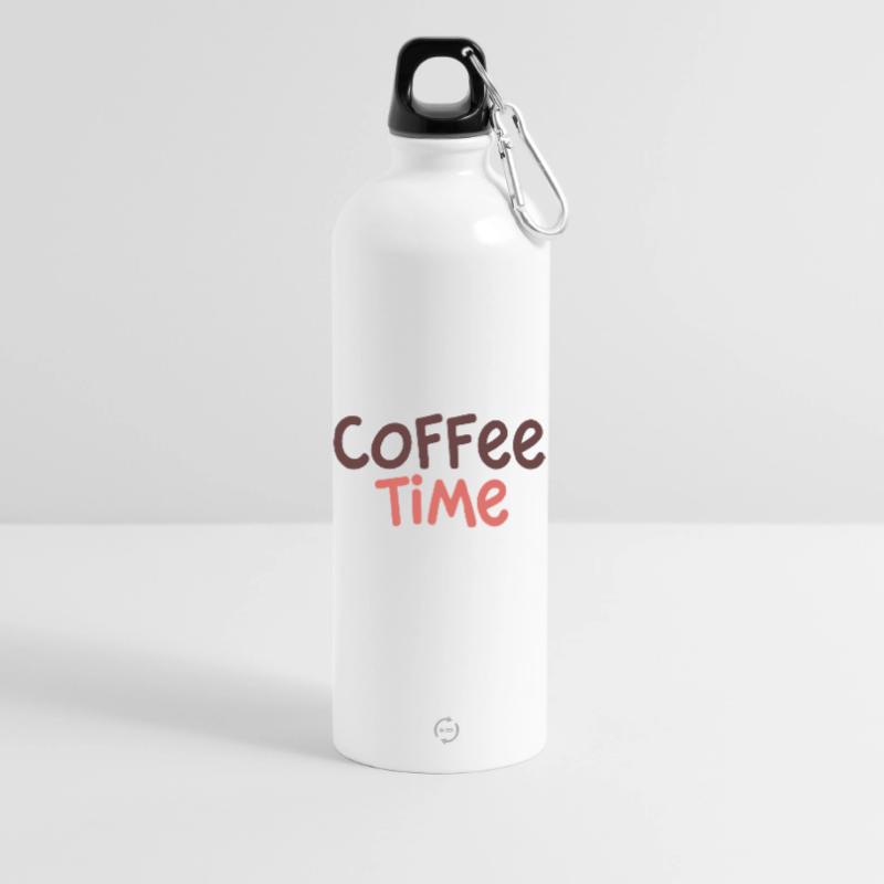 Café Time Déco Douce Water Bottle with carabiner 750 ml