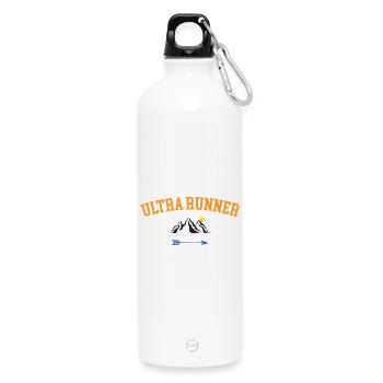 Ultra Runner - Gourde en inox avec mousqueton 750 ml - blanc - Devant