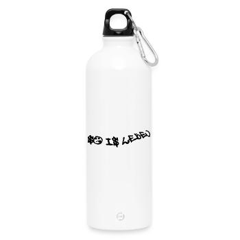 So is Leben - Trinkflasche mit Karabiner 750 ml - Weiß - Vorne