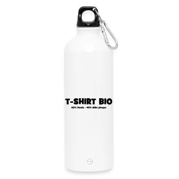 Bio Parodie Conservation Animale - Gourde en inox avec mousqueton 750 ml - blanc - Devant