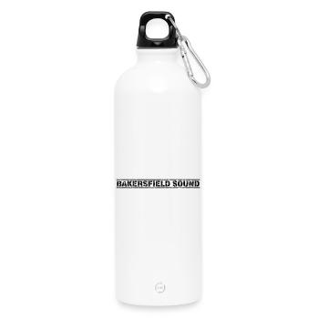 Bakersfield Sound - Water Bottle with carabiner 750 ml - white - Front