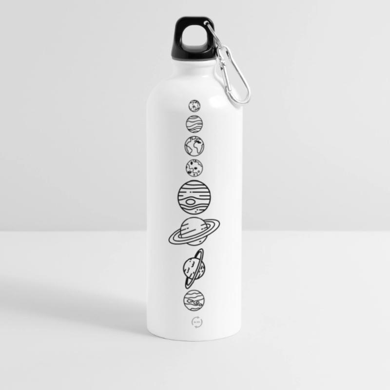 Solar System Planets – Solar System Space Water Bottle with carabiner 750 ml
