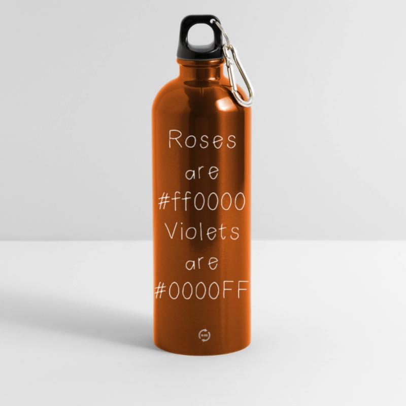 Hex-Farbcode Witz für Entwickler, Coder und Web... Trinkflasche mit Karabiner 750 ml