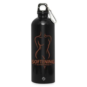 Somatic Healing Somatic Therapy - Water Bottle with carabiner 750 ml - black - Front