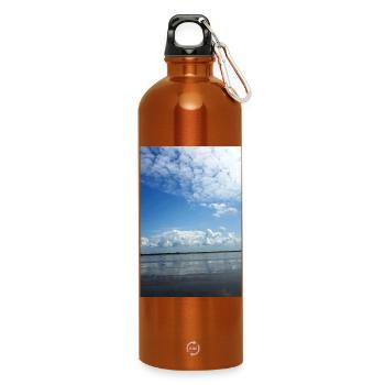 JensJensen - Trinkflasche mit Karabiner 750 ml - Orange - Vorne