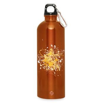 Yellowwhite.Splash - Water Bottle with carabiner 750 ml - burnt orange - Front