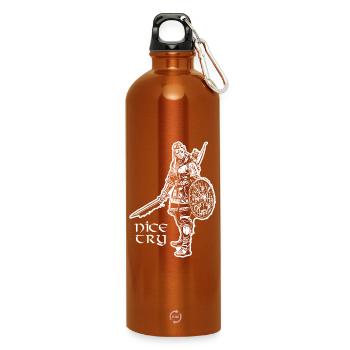 Nice Try Valkyrie - Water Bottle with carabiner 750 ml - burnt orange - Front