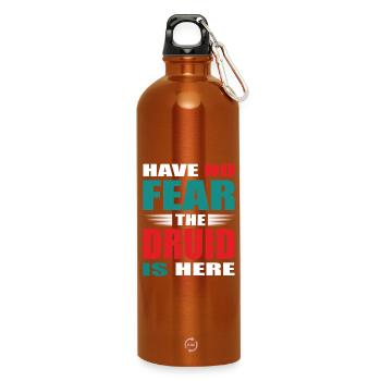 Have no Fear the Druide is here Outfit - Trinkflasche mit Karabiner 750 ml - Orange - Vorne